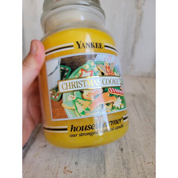 Yankee candle Christmas cookie scented 22 oz Xmas home decor - Picture 2 of 7